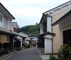 内子町の街並み